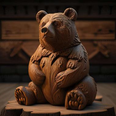 3D модель Ведмідь (STL)
